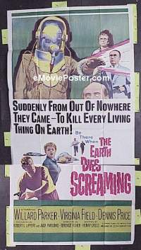 #008 EARTH DIES SCREAMING 3sh '64 Parker 