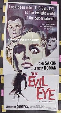 #185 EVIL EYE 3sh '64 Saxon, Mario Bava 