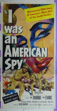 #6158 I WAS AN AMERICAN SPY 3sh '51 Dvorak 