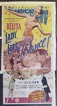 #044 LADY, LET'S DANCE 3sh '44 Belita 