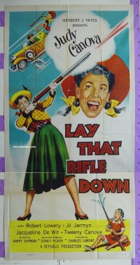 #6176 LAY THAT RIFLE DOWN 3sh '55 Judy Canova 