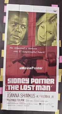 #248 LOST MAN 3sh '69 Sidney Poitier 