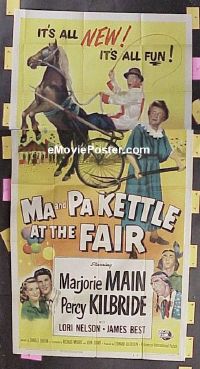 #201 MA & PA KETTLE AT THE FAIR 3sh '52 Main 