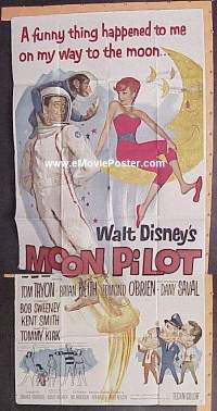 #065 MOON PILOT 3sh '62 Walt Disney 