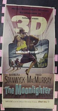 #252 MOONLIGHTER 3sh '53 3D, Stanwyck 