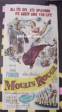 #253 MOULIN ROUGE 3sh '53 Ferrer, Gabor 