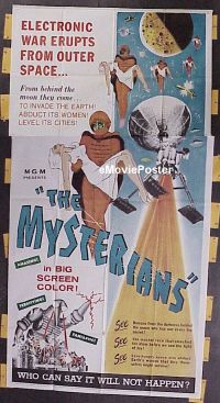 #176 MYSTERIANS 3sh '59 Toho, Sahara 