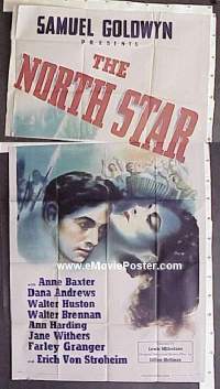 #070 NORTH STAR 3sh '43 Huston, Stroheim 