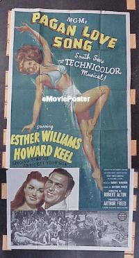 #294 PAGAN LOVE SONG 3sh '50 Esther Williams 