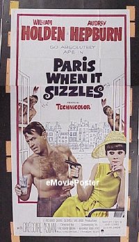 #295 PARIS WHEN IT SIZZLES 3sh '64 A. Hepburn 