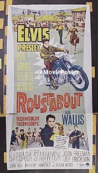 #304 ROUSTABOUT 3sh '64 Biker, Elvis Presley 