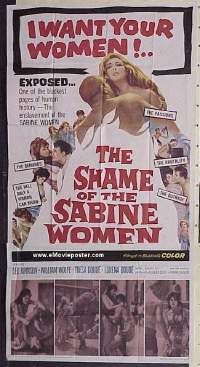SHAME OF THE SABINE WOMEN ('62) 3sh