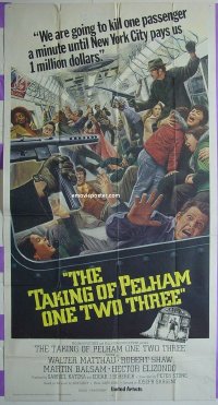 #6249 TAKING OF PELHAM 1 2 3 3sh '74 Matthau 