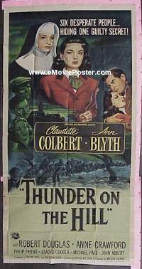 #077 THUNDER ON THE HILL 3sh '51 Colbert 