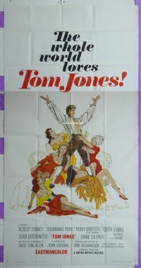 #6257 TOM JONES 3sh '63 Finney, Evans, York 