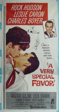 #6267 VERY SPECIAL FAVOR 3sh '65 Rock Hudson 