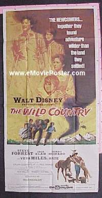 #091 WILD COUNTRY 3sh '71 Disney 