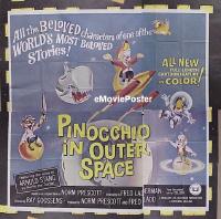 #094 PINOCCHIO IN OUTER SPACE 6sh '65 cartoon 