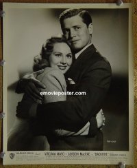 #4147 BACKFIRE 8x10 '50 Virginia Mayo, MacRae 