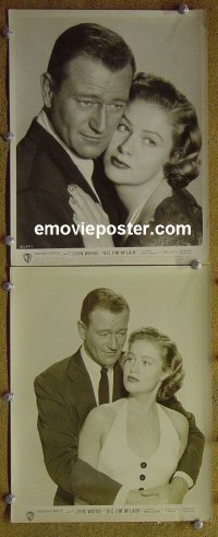 #5107 BIG JIM McLAIN 2 8x10s '52 John Wayne 