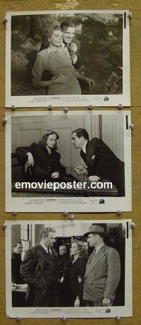 #5121 BOOMERANG 3 8x10s 47 Andrews film noir! 