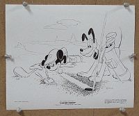 #149 CANINE CADDY 8x10 #1 '41 Walt Disney 