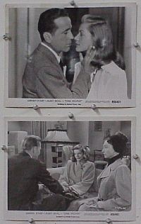 #234 DARK PASSAGE 2 8x10s R56 Bogart, Bacall 