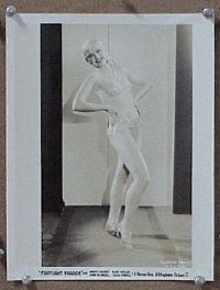 #263 FOOTLIGHT PARADE 8x10 '33 sexy showgirl 