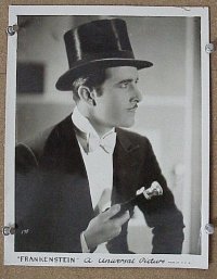 #007 FRANKENSTEIN 8x10 #1 '31 John Boles 