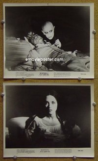 #4205 NOSFERATU THE VAMPYRE 2 8x10s 79 Kinski 