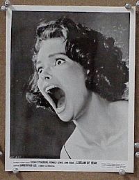 #411 SCREAM OF FEAR 8x10 '61 great image! 