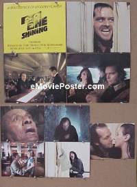 #256 THE SHINING set of 9 color 8x10s '80 