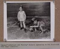 #024 SPANKY & SCOTTY ON THE BEACH candid 8x10 