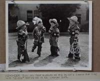 #046 SPANKY W/ COWBOYS & INDIANS candid 8x10 