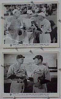 #485 WINNING TEAM 2 8x10s R57 Reagan,baseball 