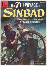 #189 7TH VOYAGE OF SINBAD comic book '58 