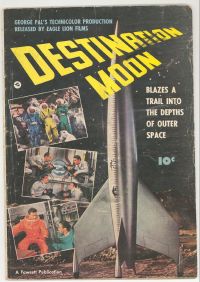 #188 DESTINATION MOON comic book '50 Heinlein 