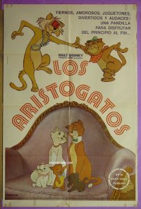 #6312 ARISTOCATS Argentinean '71 Walt Disney 