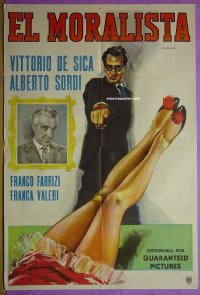 #6475 MORALIST Argentinean '59 de Sica 