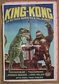 #268 KING KONG ESCAPES Argentinean '67