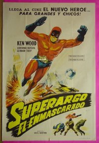 #5500 SUPERARGO VS DIABOLICUS Argentinean movie poster