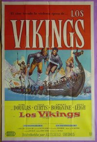 #6568 VIKINGS Argent '58 Kirk Douglas, Curtis 