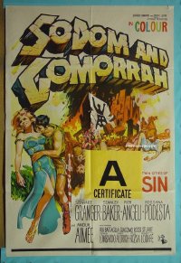 #1252 SODOM & GOMORRAH Aust 1sh '63 Granger