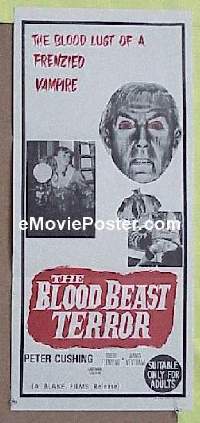 #388 BLOOD BEAST TERROR Australian daybill 