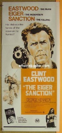 #1575 EIGER SANCTION Aust daybill 75 Eastwood