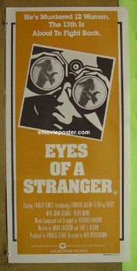 #1594 EYES OF A STRANGER Aust daybill