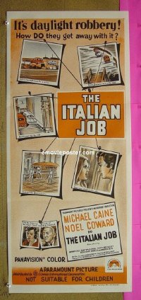 #1712 ITALIAN JOB Aust daybill R70s Caine