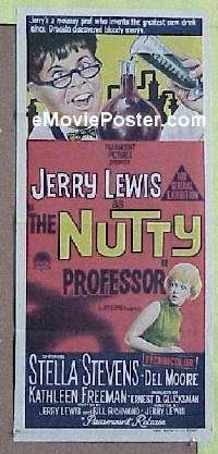 #430 NUTTY PROFESSOR Australian daybill '63 