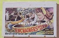 #293 CHAINED FOR LIFE Belgian poster '51 