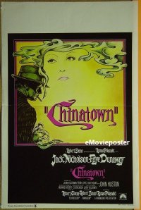 #212 CHINATOWN Belgian '74 Nicholson, Dunaway 